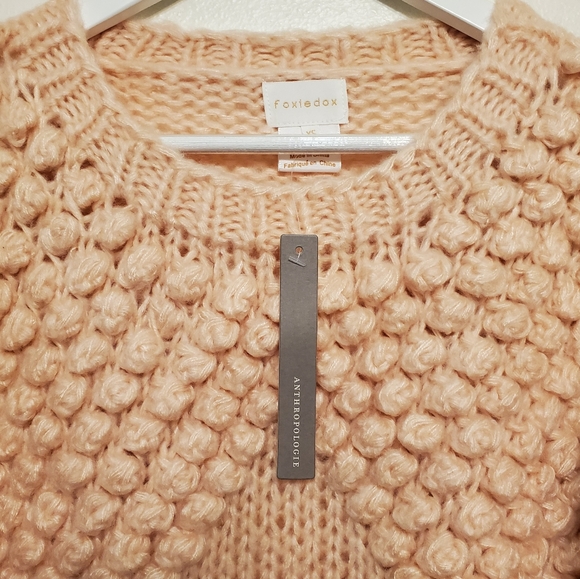 Anthropologie Cream Knit Sweater - Picture 2 of 6